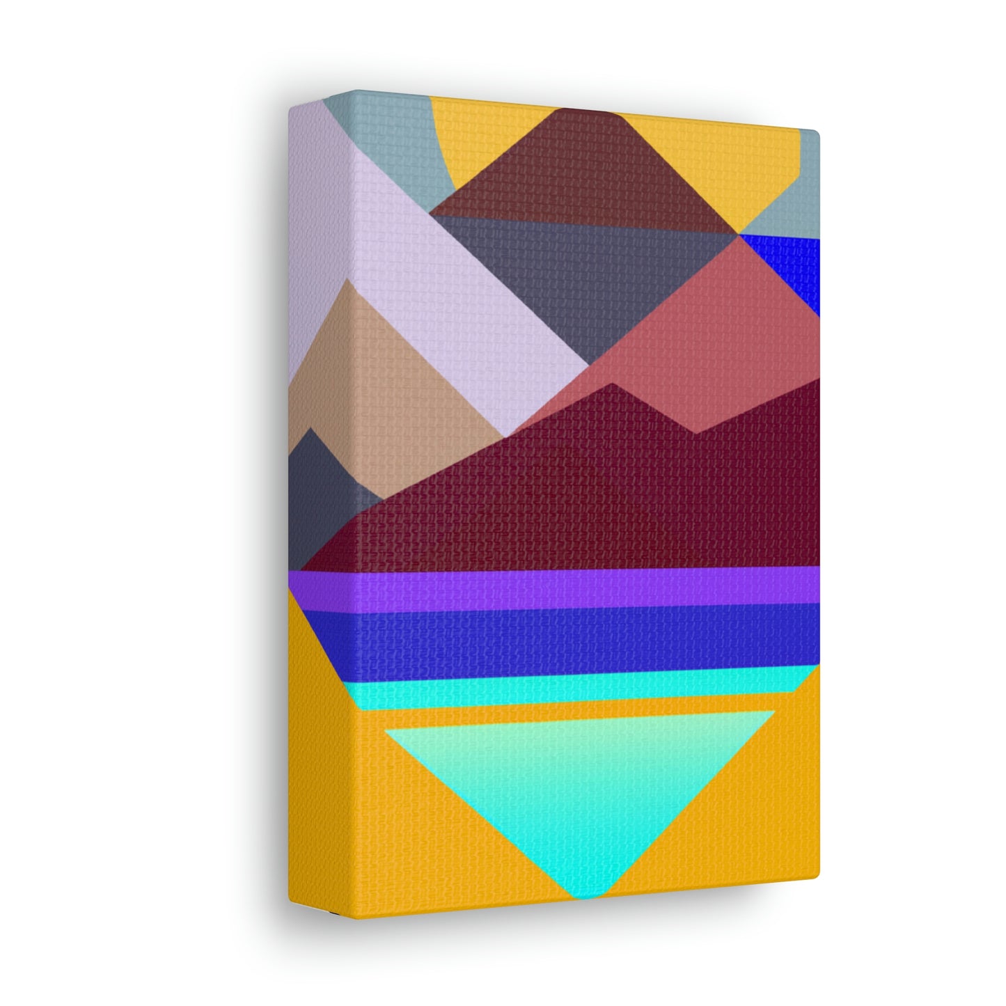 "Geometric Landscape" - Canvas