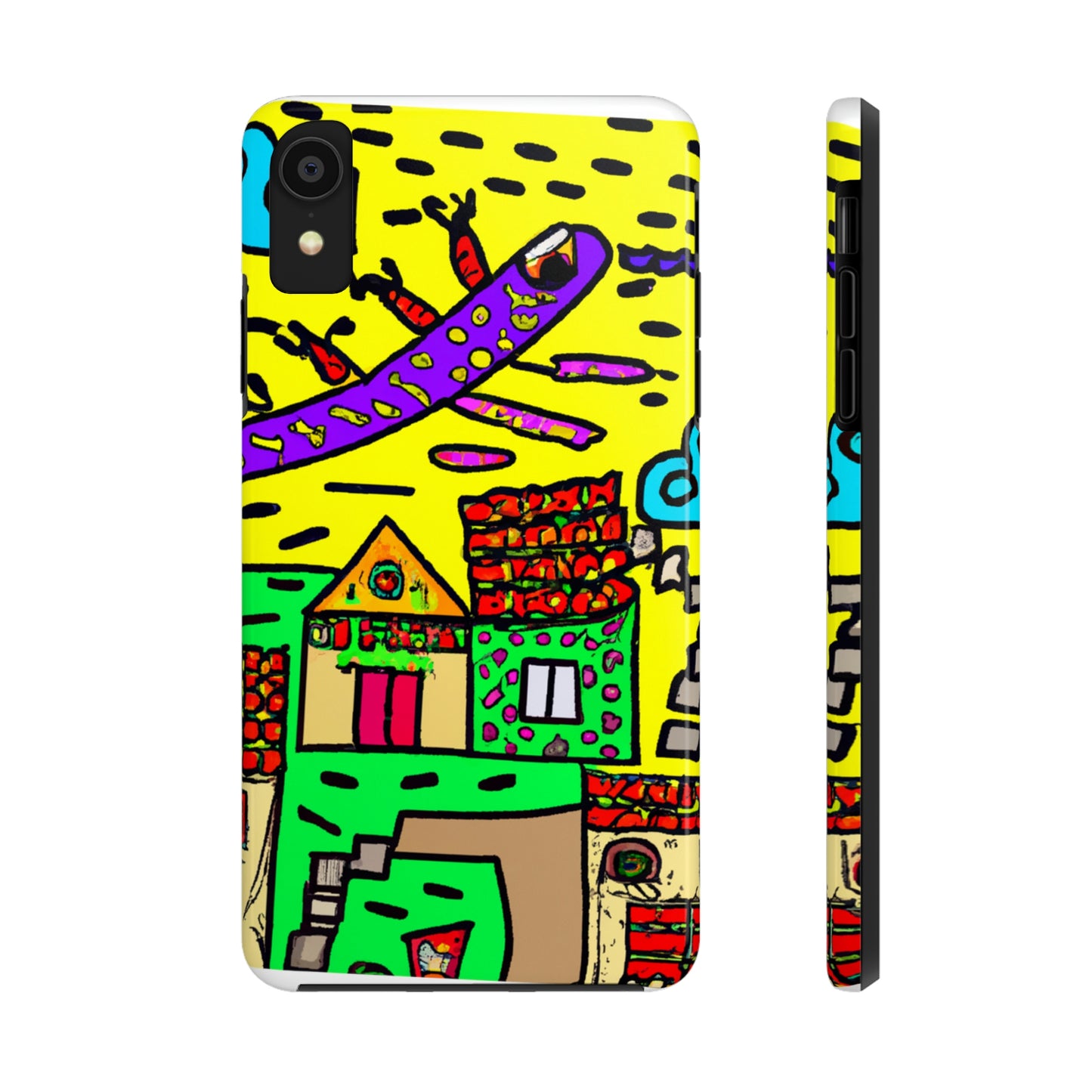 "A Slumbering Village of the Soaring Dragon" - The Alien Tough Phone Cases