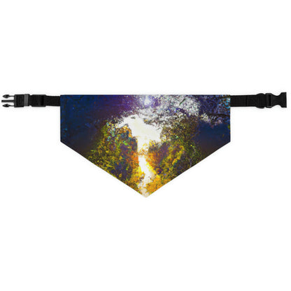 "A Beam of Light on a Forgotten Path" - The Alien Pet Bandana Collar