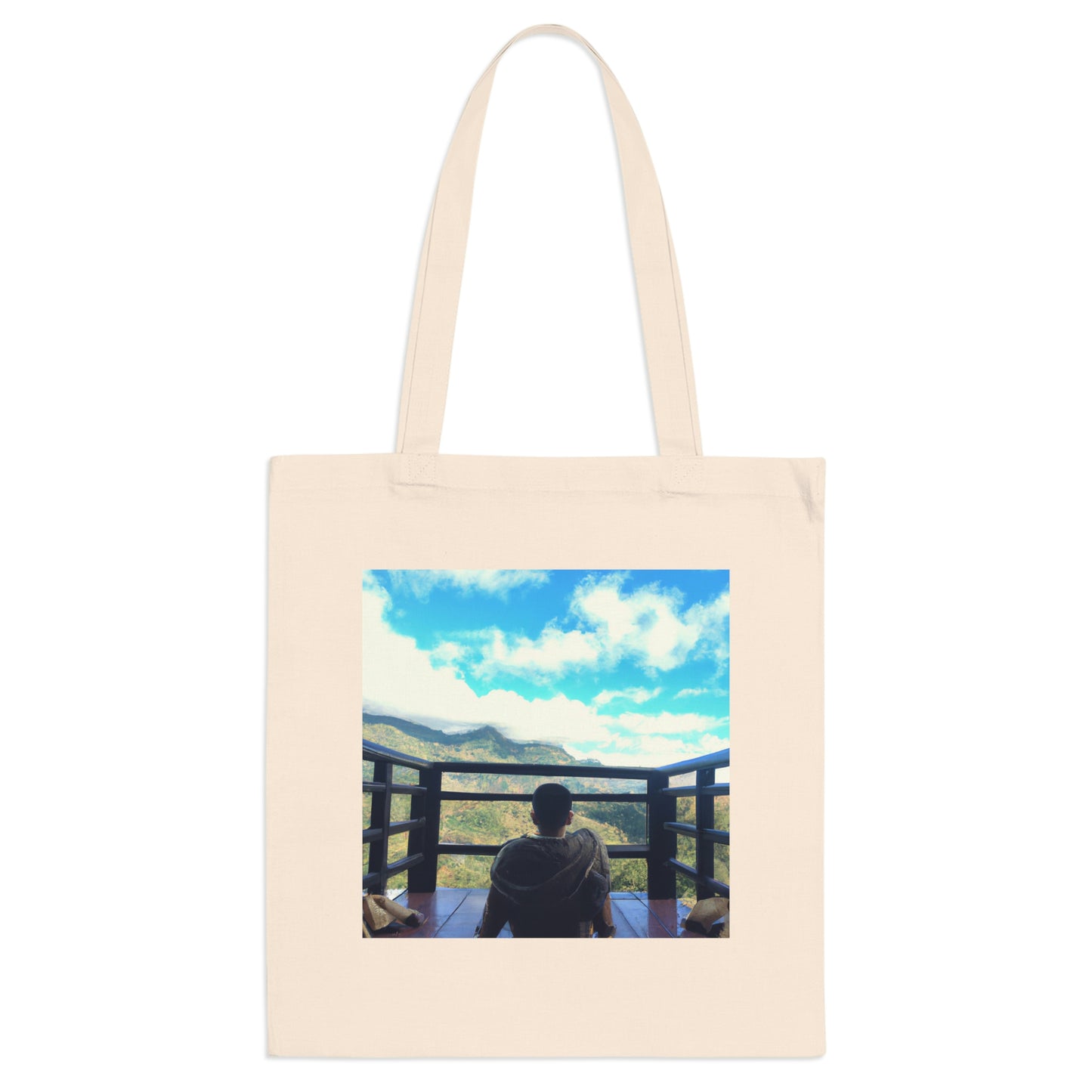 "A Journey of Enlightenment: Finding Inner Peace Through Exploration of the World". - The Alien Tote Bag