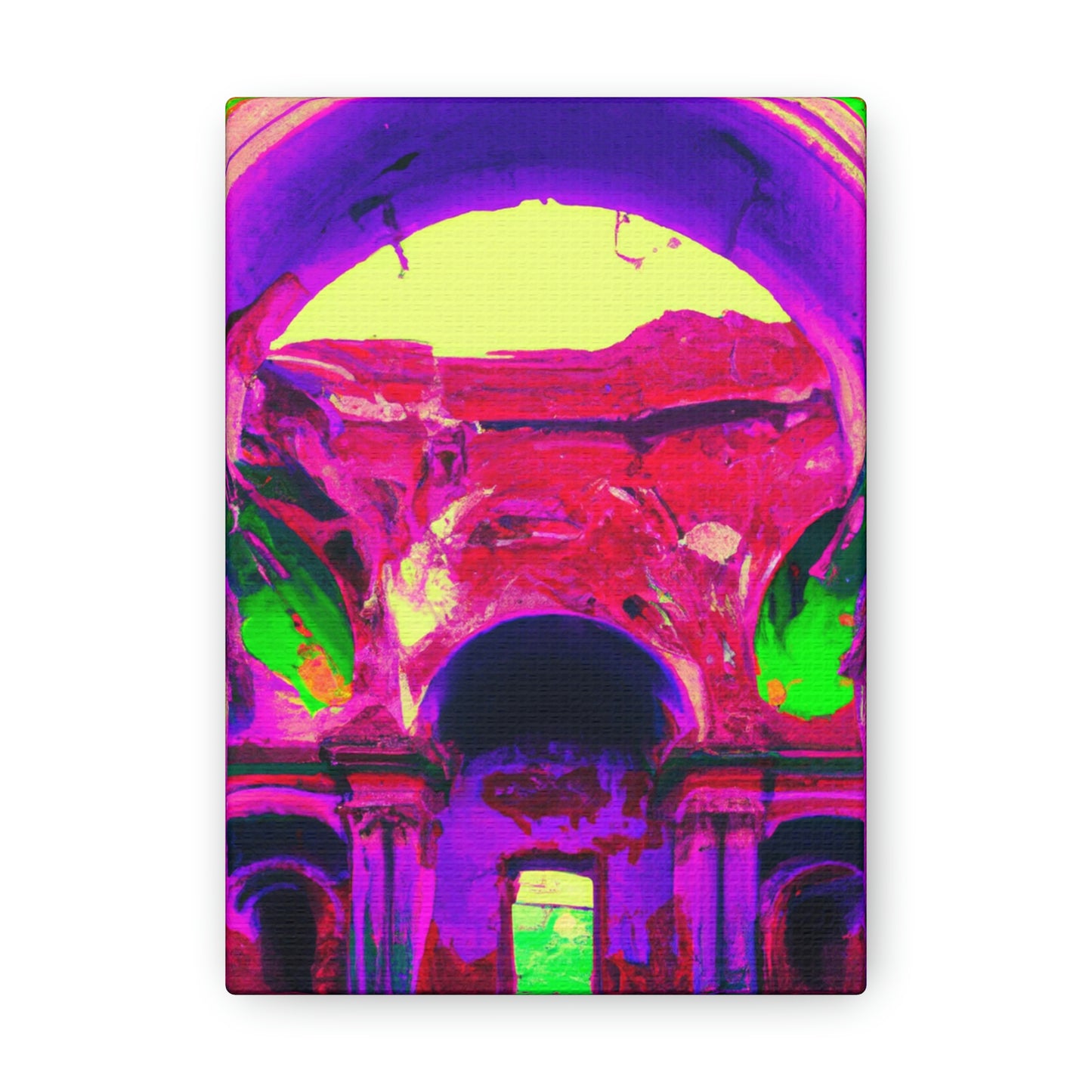 Mystical Madness: Crazy Colors in the Forgotten Cathedral - The Alien Canva