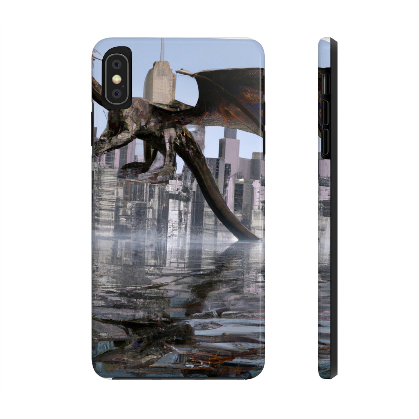 "Aufsteigend die Sintflut: Die hochfliegende Reise eines Drachen." - Die Alien Tough Phone Cases