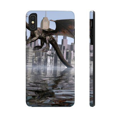 "Ascending the Deluge: A Dragon's Soaring Journey." - The Alien Tough Phone Cases