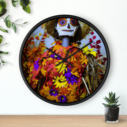 "Autumn Scarecrow Blues" - The Alien Wall Clock