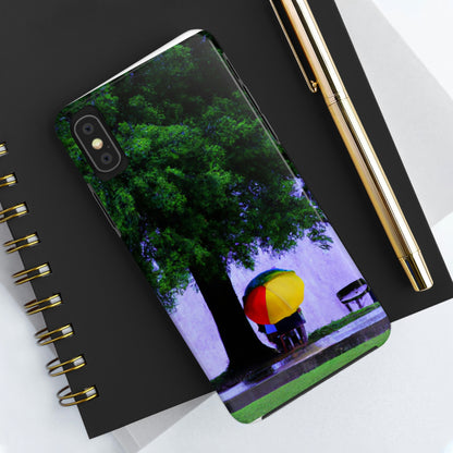 "Beneath the Rainy Sky." - The Alien Tough Phone Cases