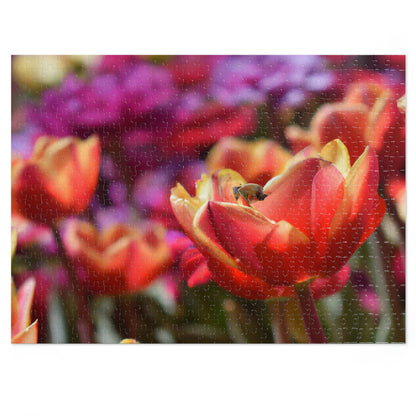 "The Busy Bee's Tulip Trawl" - The Alien Jigsaw Puzzle