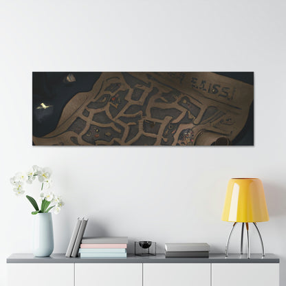 "The Secret of the Map's Puzzle" - The Alien Canva