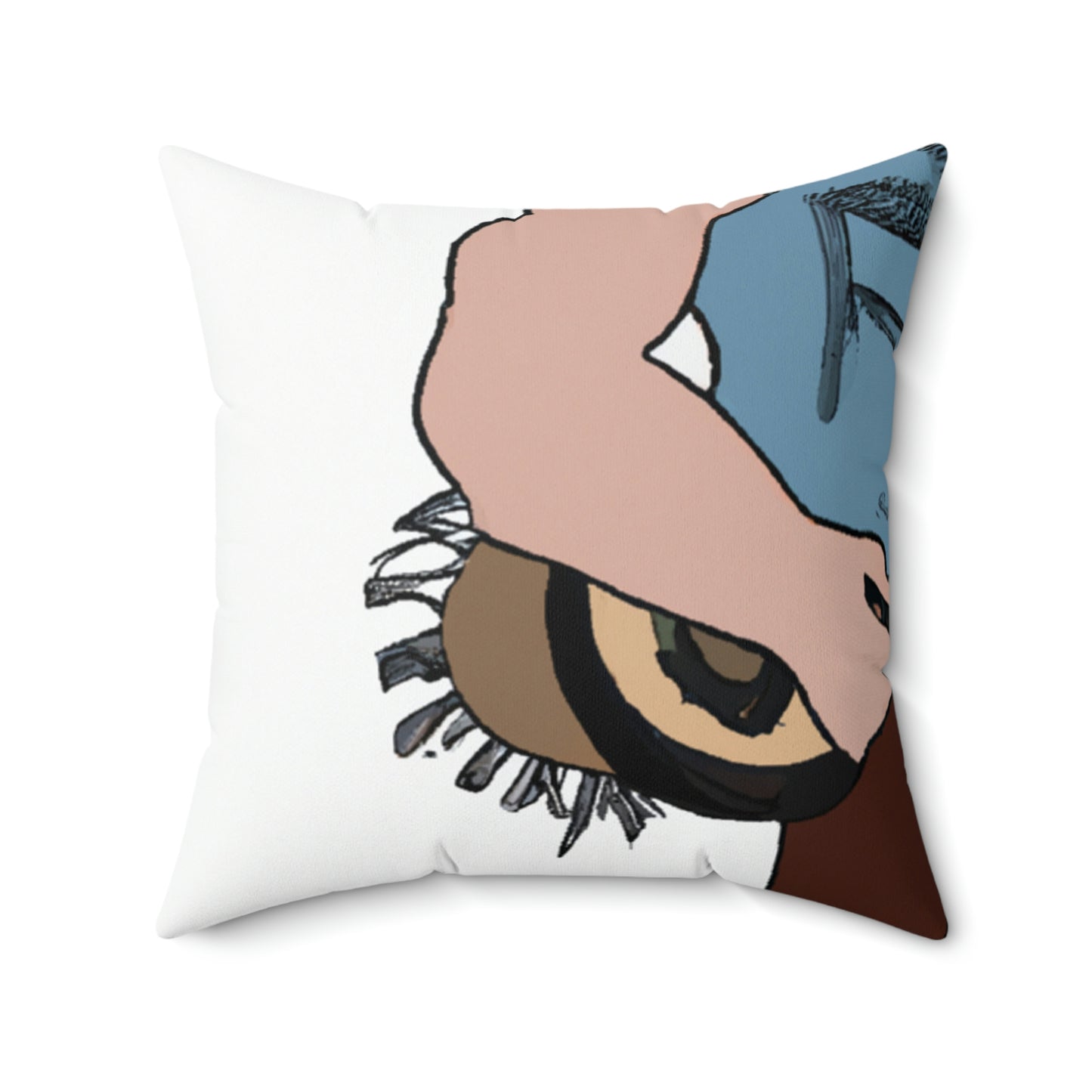 "Howling Highwayman: Der Banjo-spielende Werwolf-Biker" - Das Alien Square Pillow