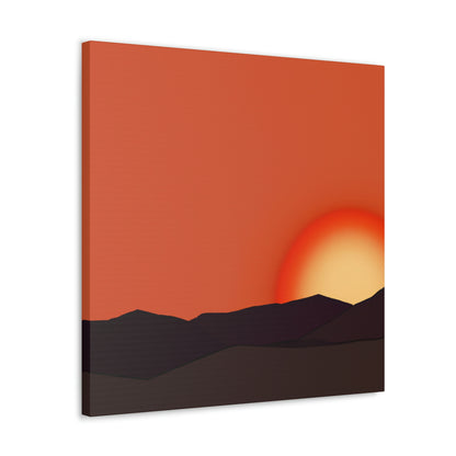 Sunset Artist. - Canvas