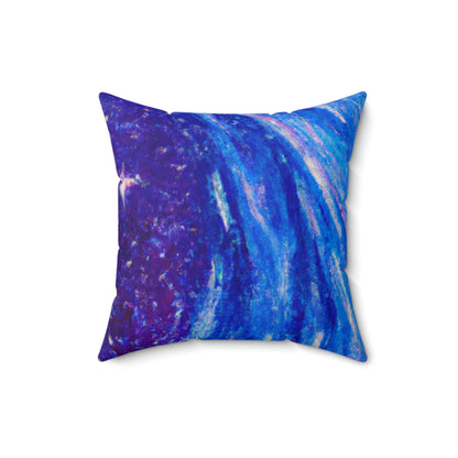 "A Starlit Solace" - The Alien Square Pillow