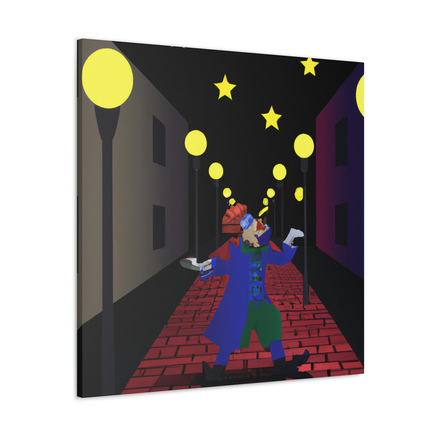 "Alley Star Juggler" - The Alien Canva