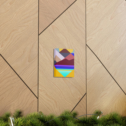 "Geometric Landscape" - Canvas