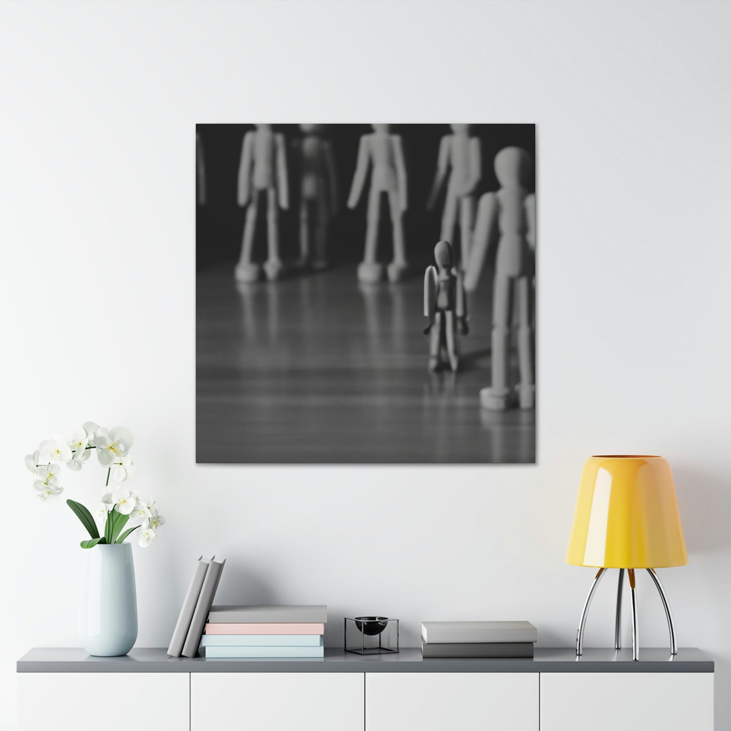 "The Stillness of the Crowd" - Canvas