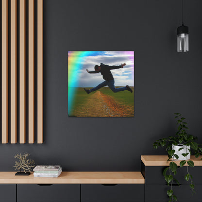 Rainbow Jumper Artist - Canvas