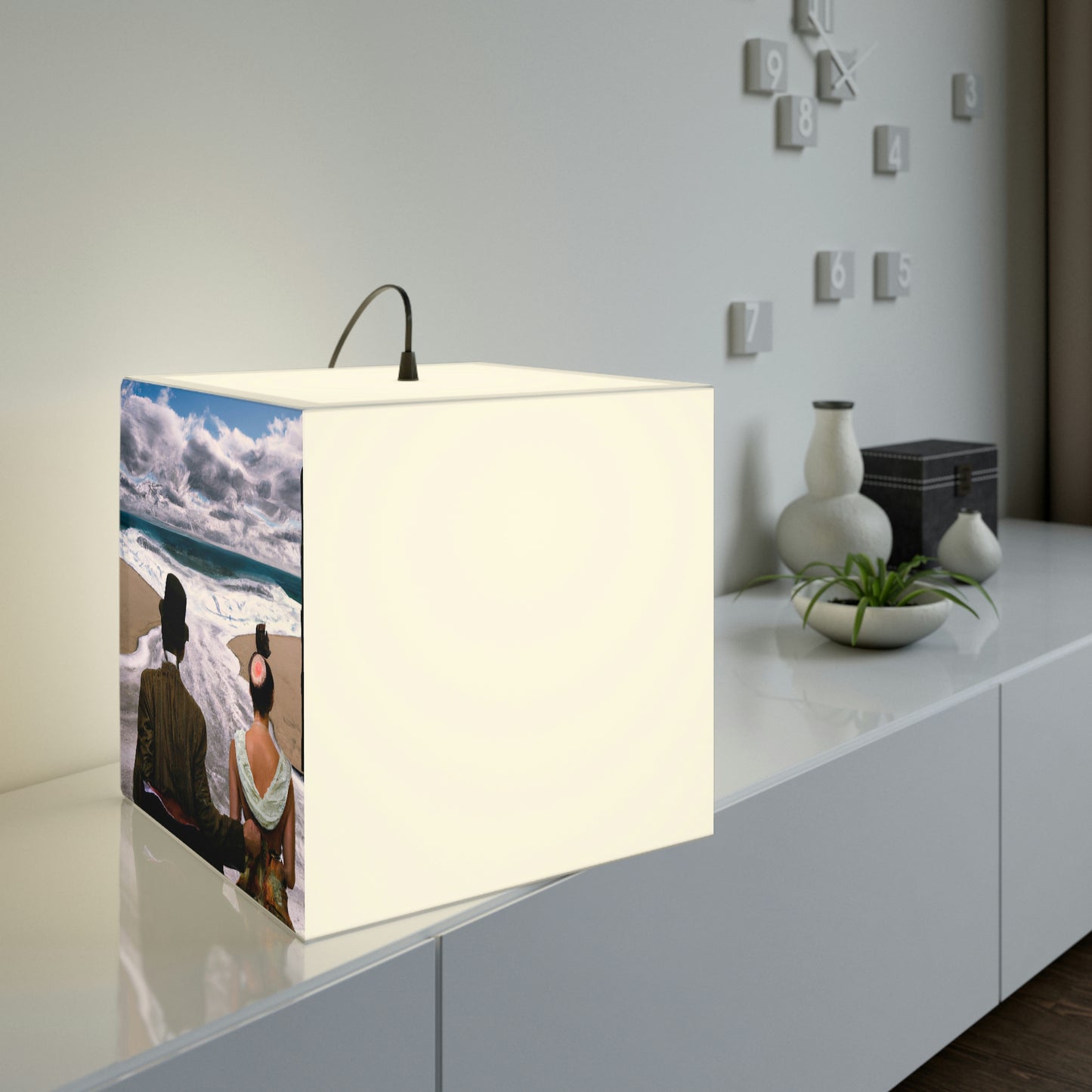 Sea-Swept Romance - The Alien Light Cube Lamp