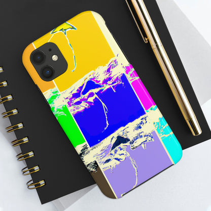 "Kites Aflatter in the Vibrant Sky" - Die Alien Tough Phone Cases