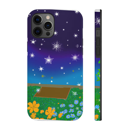 "Ein himmlischer Garten der Farbe" - Die Alien Tough Phone Cases