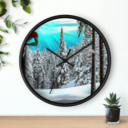 "Frostbitten Hero" - The Alien Wall Clock