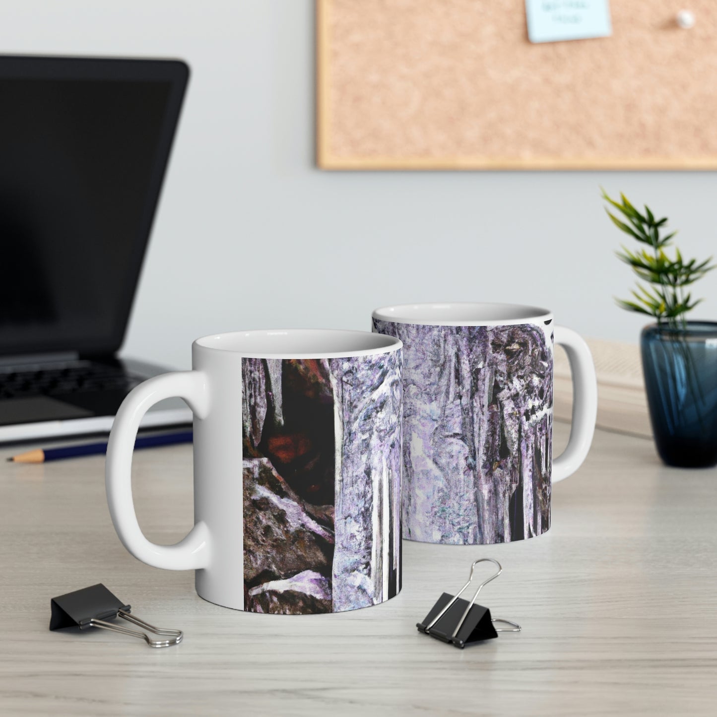 "Frost-Tipped Falls of Glistening Grief" - The Alien Ceramic Mug 11 oz