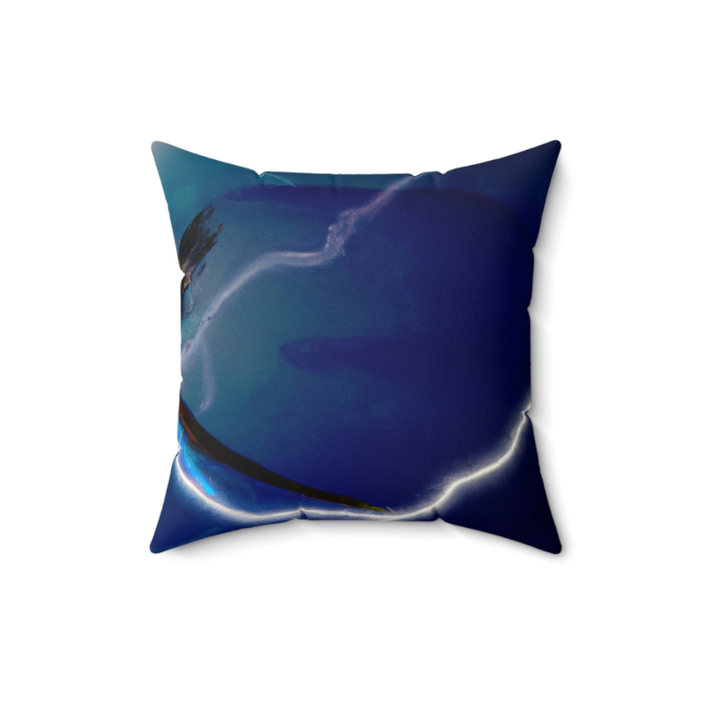 "Draco in the Tempest" - The Alien Square Pillow