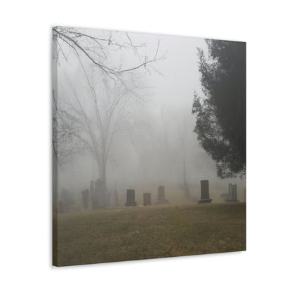 "Perdido en la niebla: un cementerio olvidado" - The Alien Canva