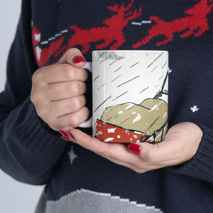 "Struggling Against the Snow" - The Alien Ceramic Mug 11 oz