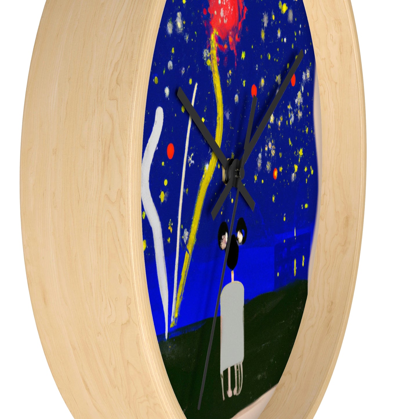 "A Spark of Solitude" - The Alien Wall Clock