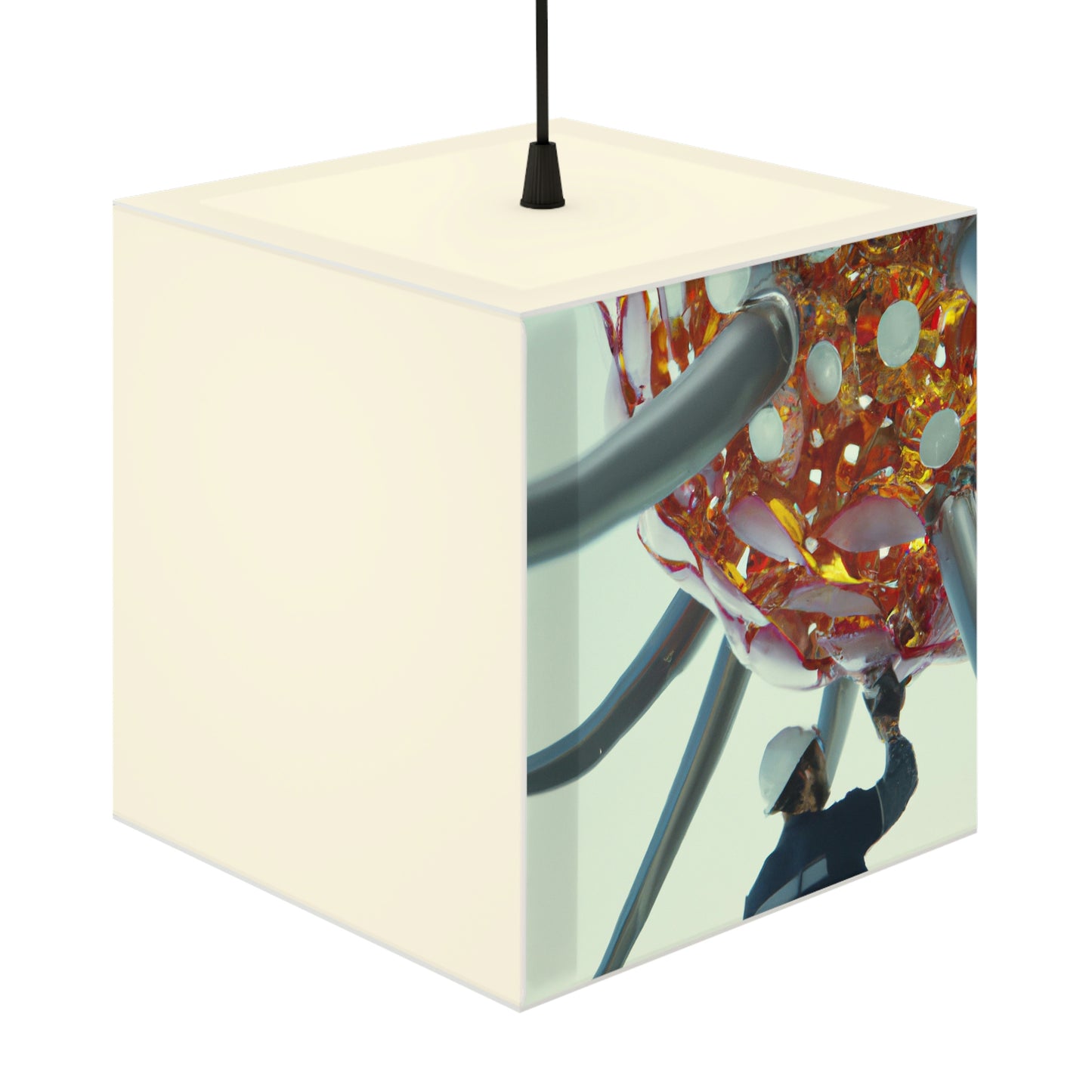 "Robotic Flower Power" - Die Alien Light Cube Lampe