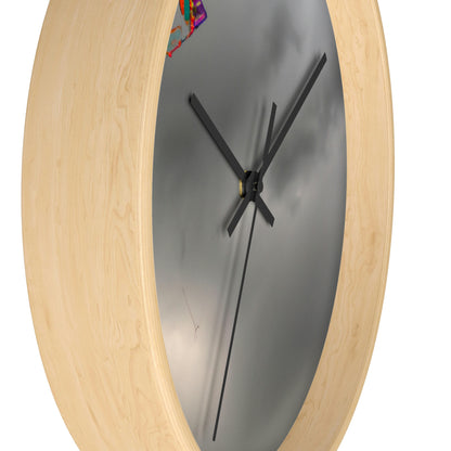 "Daring the Stormy Sky" - The Alien Wall Clock