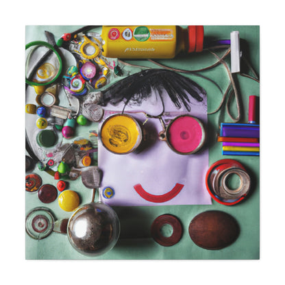 "Expressions in Found Objects" - The Alien Canva.