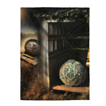 The Doghouse of Mystery. - The Alien Velveteen Plush Blanket