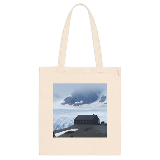 "Frozen Fears: A Haunted Glacier House" - The Alien Tote Bag