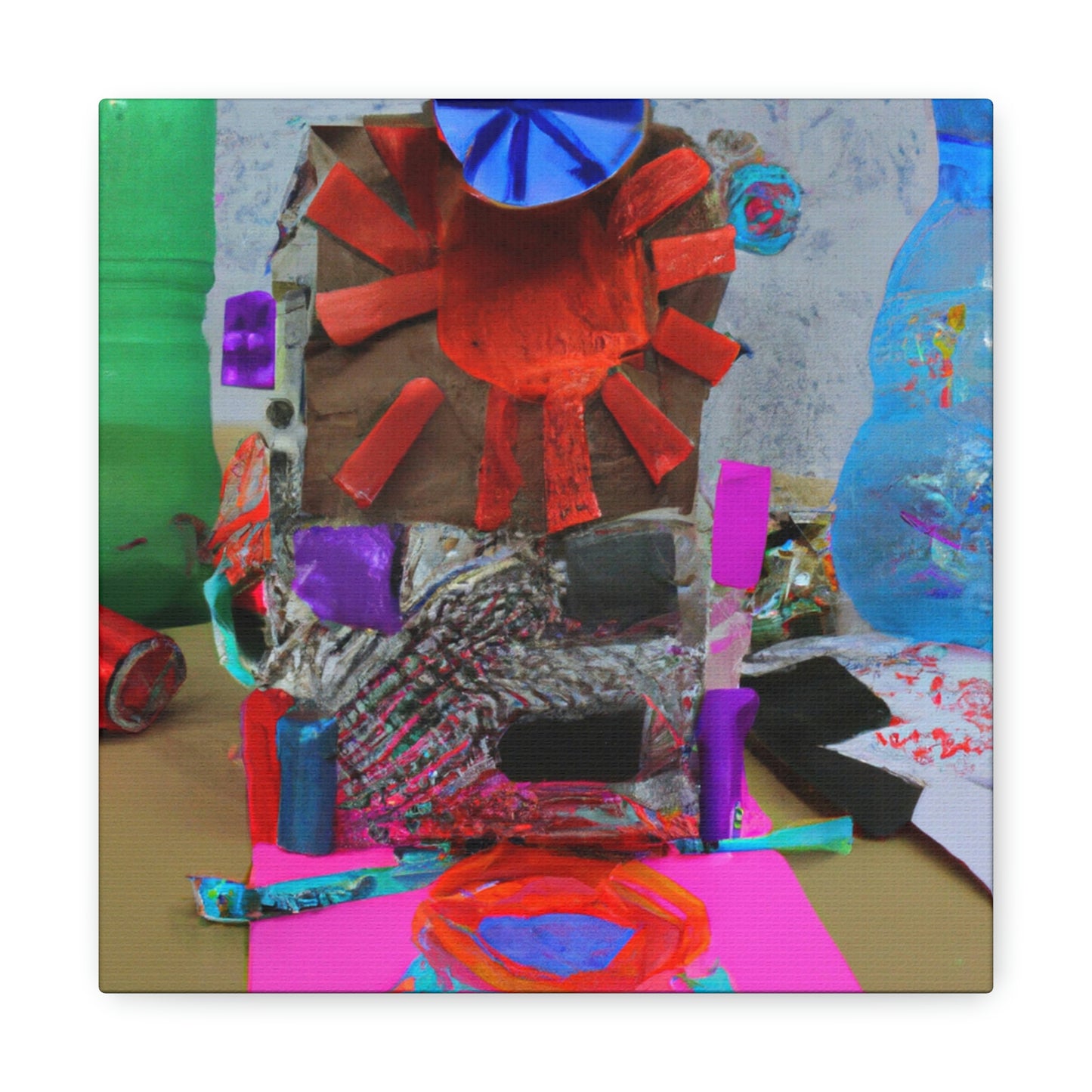 "Making Art from Waste: A 3D Upcycle" - The Alien Canva