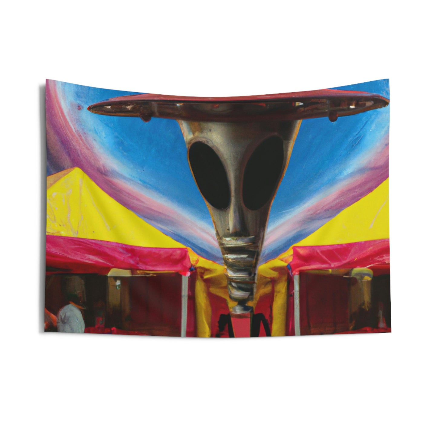 "Fair Invaders: A Cosmic Crash Course" - The Alien Wall Tapestries