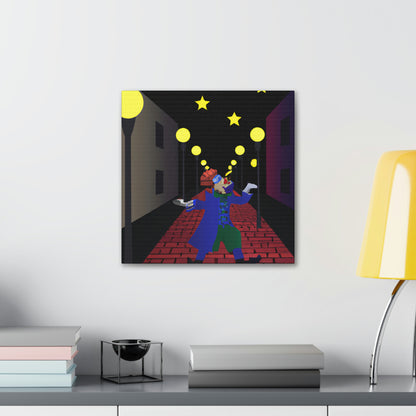 "Alley Star Juggler" - The Alien Canva