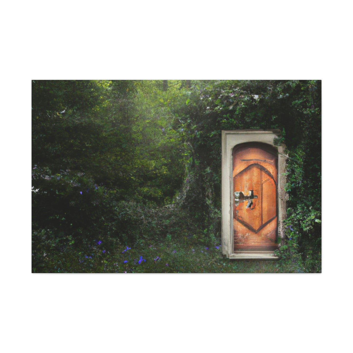 The Magical Door in the Woods - The Alien Canva