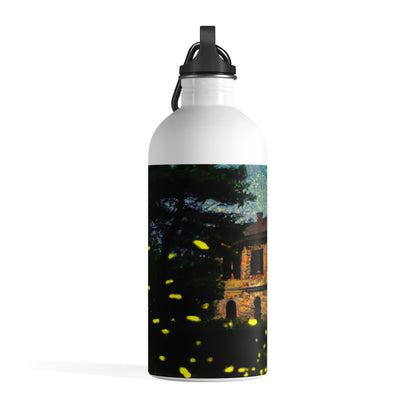 „A Shining Embrace of Fireflies“ – Die Alien-Edelstahl-Wasserflasche