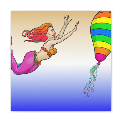 "The Mermaid's Rainbow Chase" - The Alien Canva