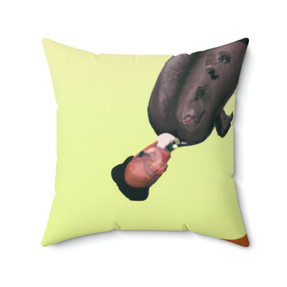 "Lost in the Millennial Maze: A Journey to Self-Discovery" - The Alien Square Pillow