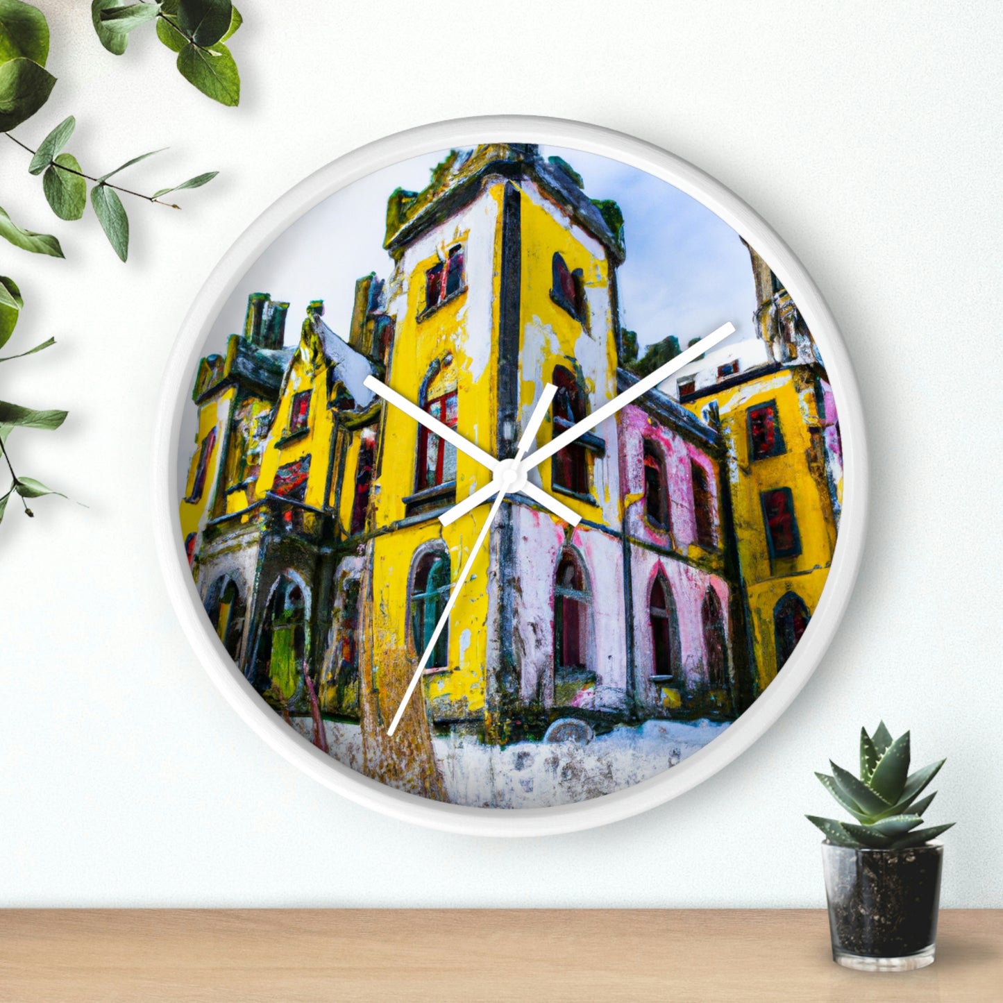 "Castle of Snow and Shadows" - The Alien Wall Clock