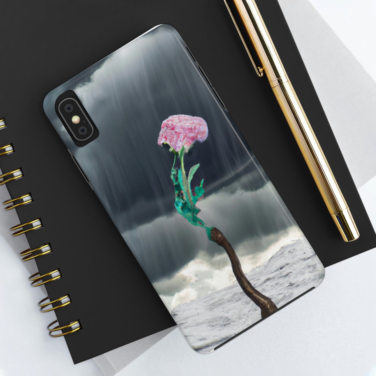 "Aight Against the Storm: Die Geschichte einer einsamen Blume" - Die Alien Tough Phone Cases