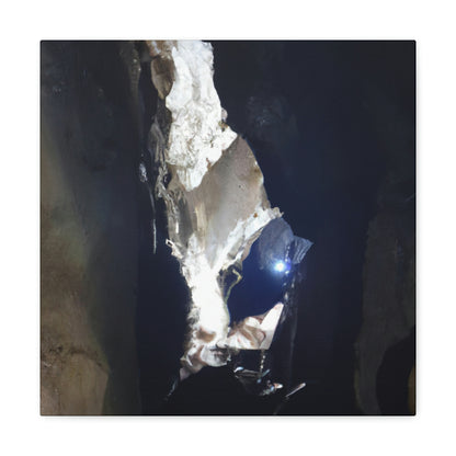 "Daring Descent into the Unknown: An Adventure into the Mysterious Cave" - The Alien Canva