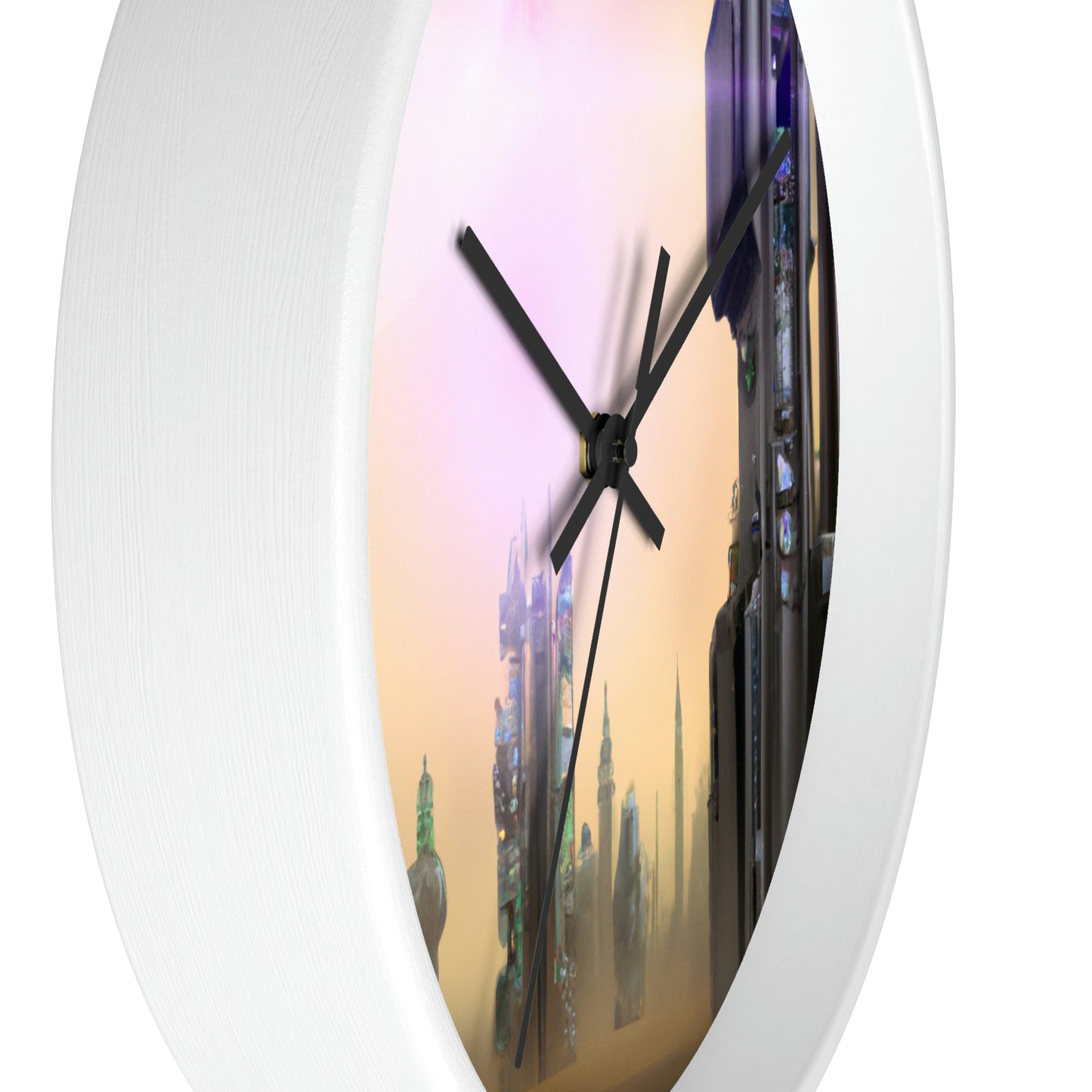 "Lost in the Cosmic Mist" - The Alien Wall Clock