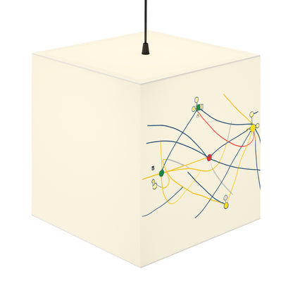 "Exploring the Dynamic Topology: Artful Visualization of a Network Structure." - The Alien Light Cube Lamp