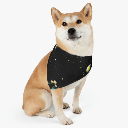 "Eine verlorene Seele, die mit dem Himmel verbunden ist" - Das Alien Pet Bandana Halsband