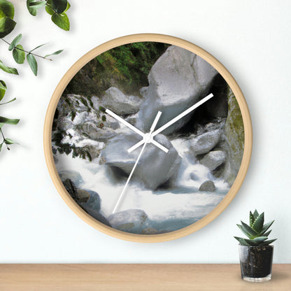 "Canyon Chaos: The Rockslide Race" - The Alien Wall Clock