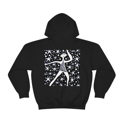 "Dancing Among the Galactic Light" - The Alien Unisex Hoodie