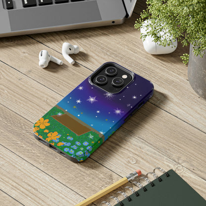 "Ein himmlischer Garten der Farbe" - Die Alien Tough Phone Cases