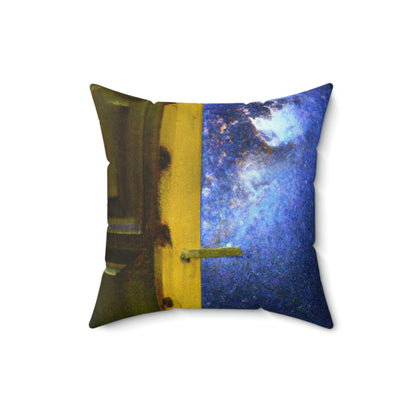 The Heavenly Threshold - The Alien Square Pillow