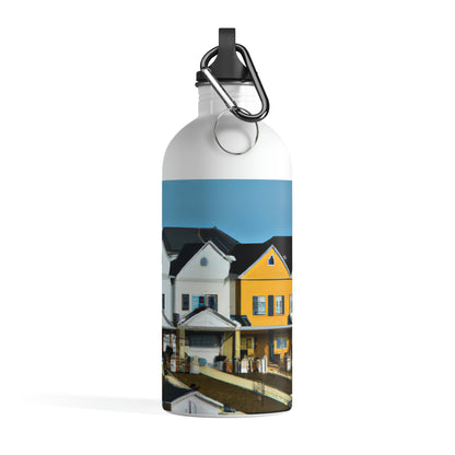 "Suburban Variety: A Palette of Homes" - The Alien Stainless Steel Water Bottle